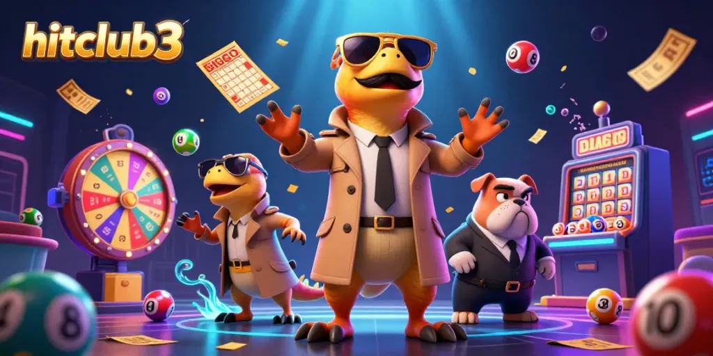 Experience winning with hitclub3 as cartoon raptors seek VIP entry in a casino